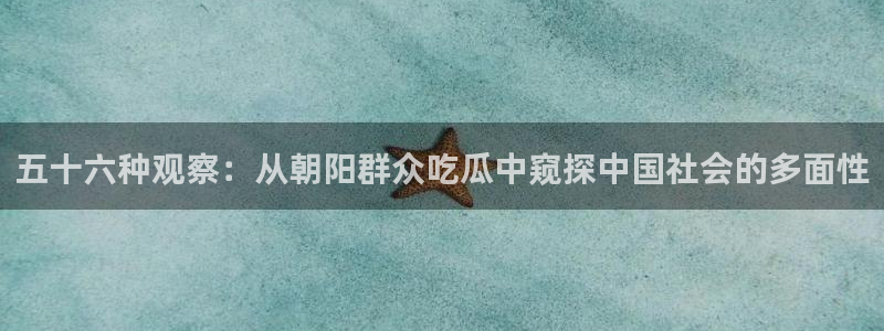 五十六种观察：从朝阳群众吃瓜中窥探中国社会的多面性